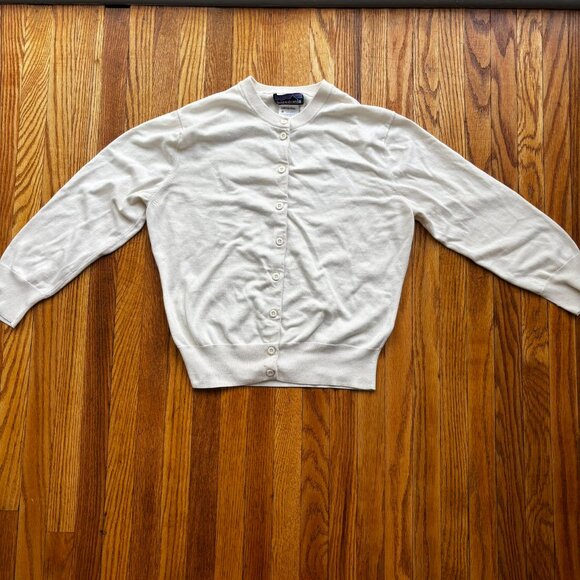 Patagonia White Cardigan Womens Size Medium - Picture 3 of 11